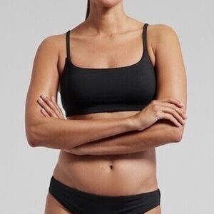 Black bathing suit top